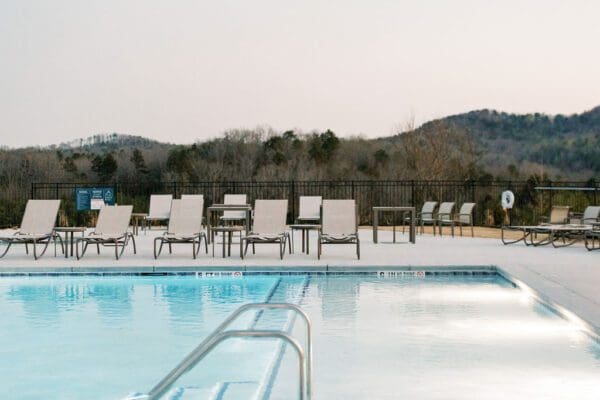 a beautiful outdoor pool