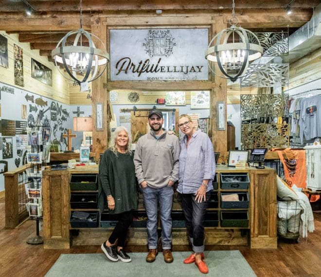 Interior of Artful Ellijay store