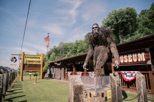 Bigfoot statue