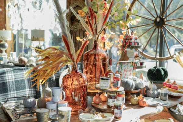 various fall decorations