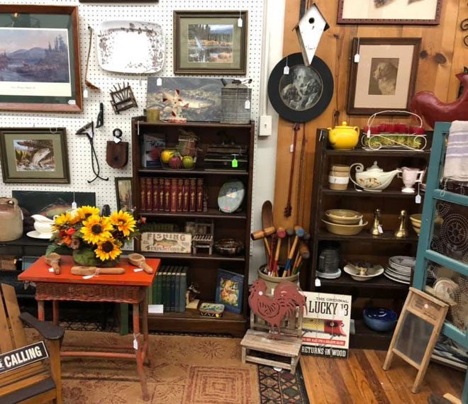various antiques for sale