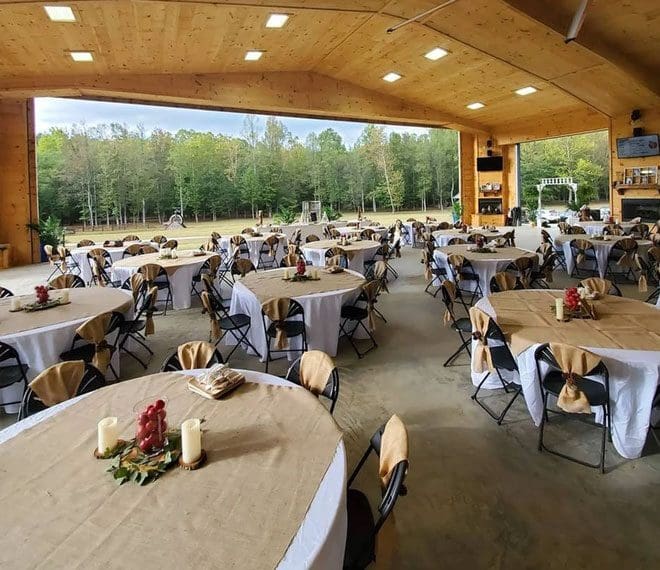 a huge wedding venue