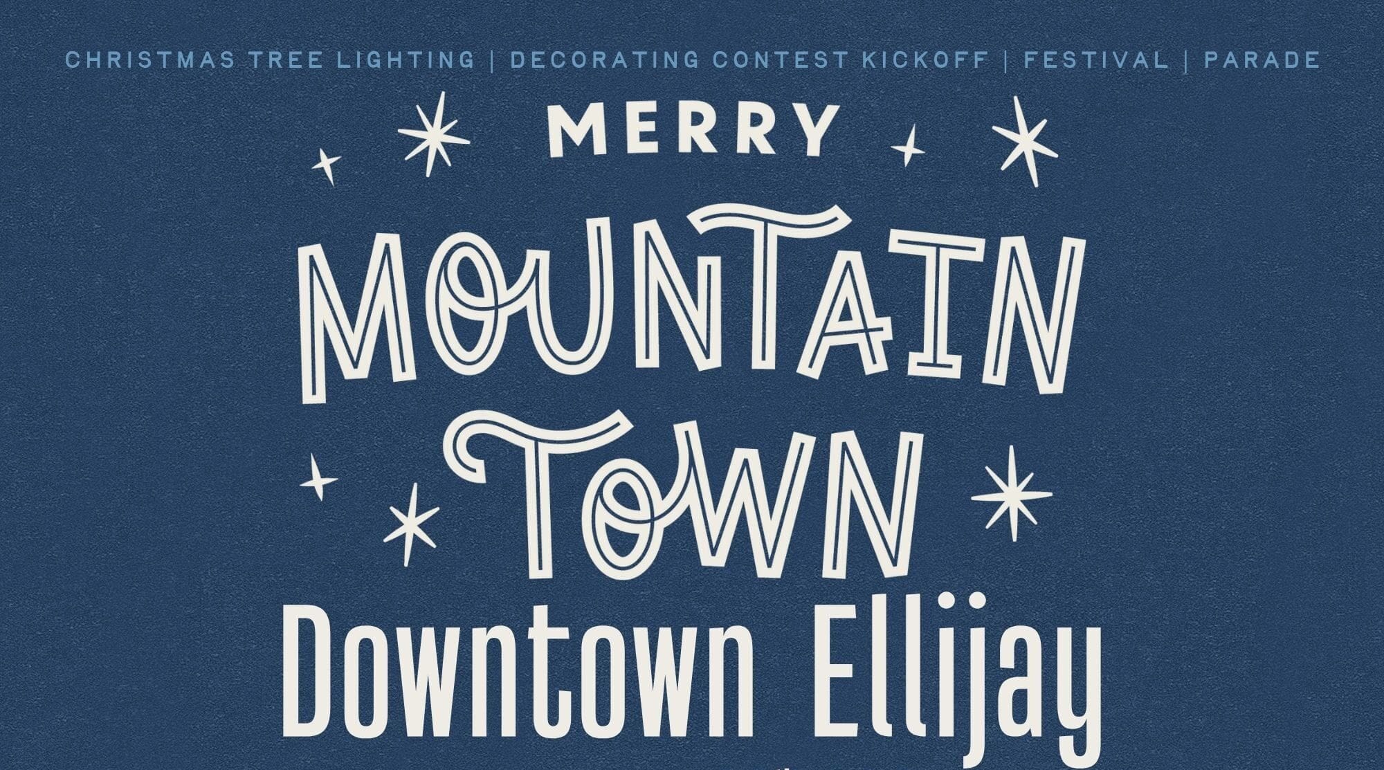 2026 Merry Mountain Town Festival Graphic